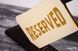 Табличка Reserved у формі тесака з гравіюванням 250х80х45мм 108 фото 2