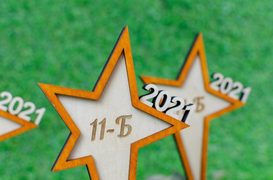 Статуетка зірка для співробіників і партнерів200х100х65мм 408 фото